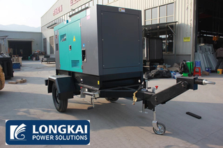 Model 4DW81-23D-YFD10W diesel generator set trailer type phase with good quality by WEICHAI with CE certificate